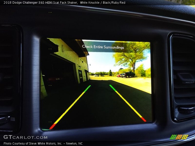 White Knuckle / Black/Ruby Red 2018 Dodge Challenger 392 HEMI Scat Pack Shaker