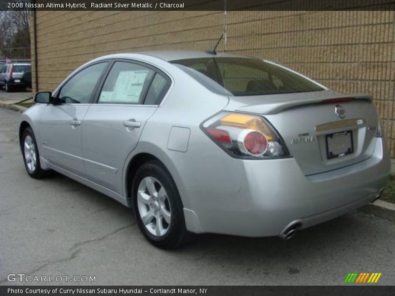 Radiant Silver Metallic / Charcoal 2008 Nissan Altima Hybrid