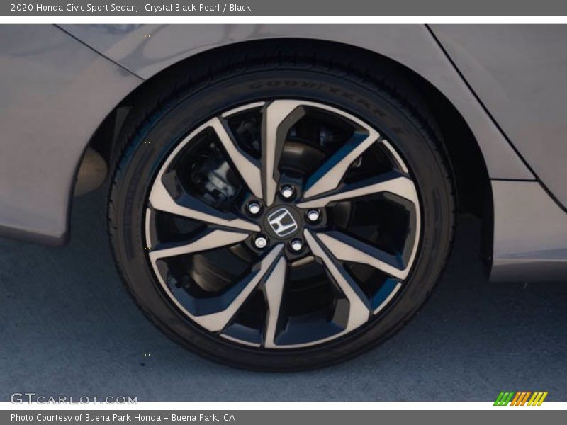 Crystal Black Pearl / Black 2020 Honda Civic Sport Sedan