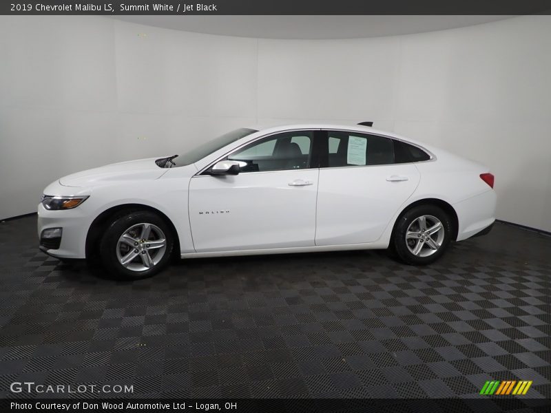 Summit White / Jet Black 2019 Chevrolet Malibu LS