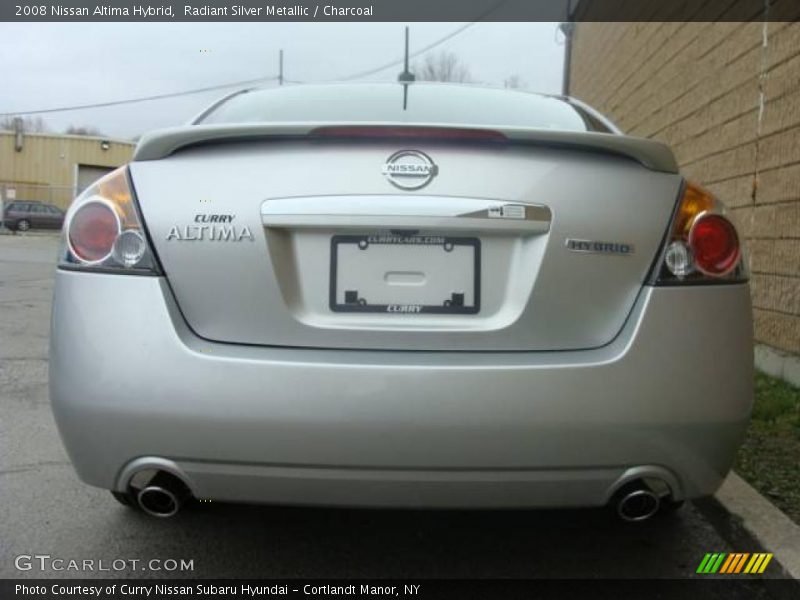 Radiant Silver Metallic / Charcoal 2008 Nissan Altima Hybrid