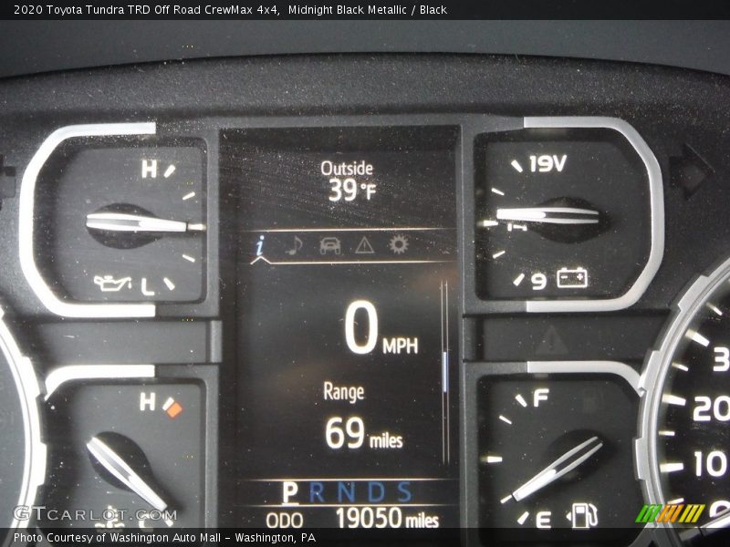 Midnight Black Metallic / Black 2020 Toyota Tundra TRD Off Road CrewMax 4x4