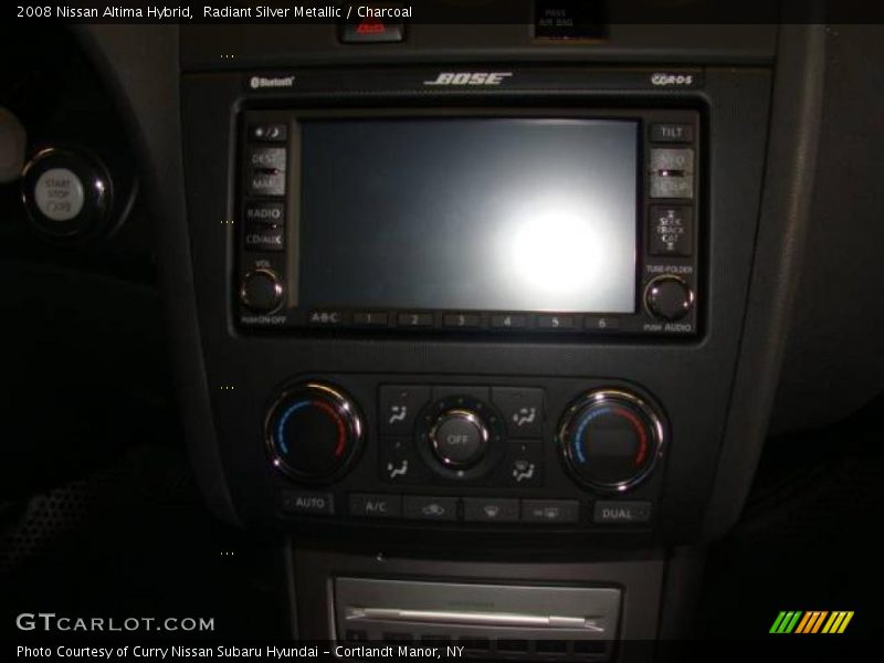 Radiant Silver Metallic / Charcoal 2008 Nissan Altima Hybrid