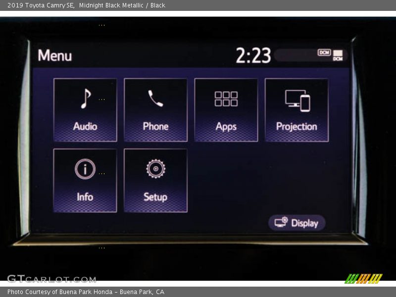 Midnight Black Metallic / Black 2019 Toyota Camry SE