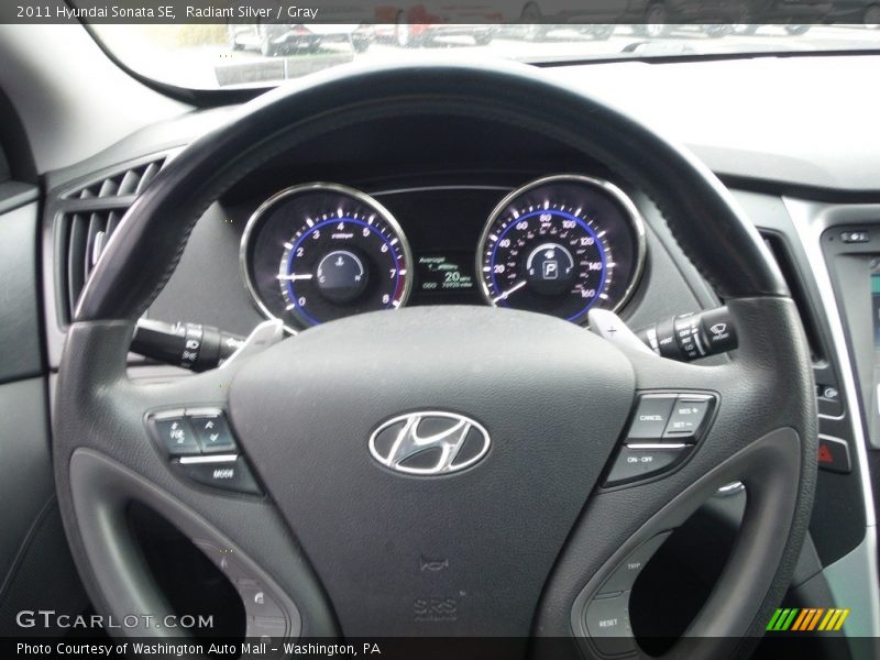 Radiant Silver / Gray 2011 Hyundai Sonata SE