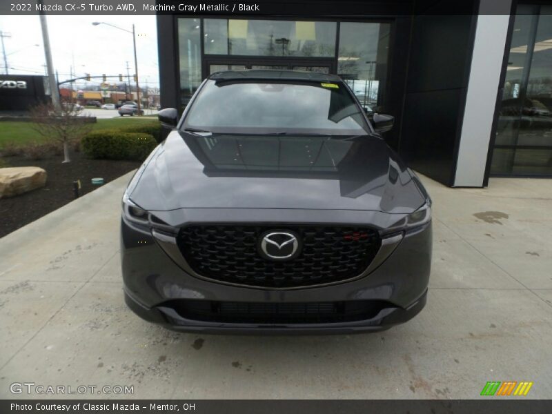 Machine Gray Metallic / Black 2022 Mazda CX-5 Turbo AWD