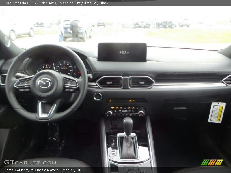 Machine Gray Metallic / Black 2022 Mazda CX-5 Turbo AWD
