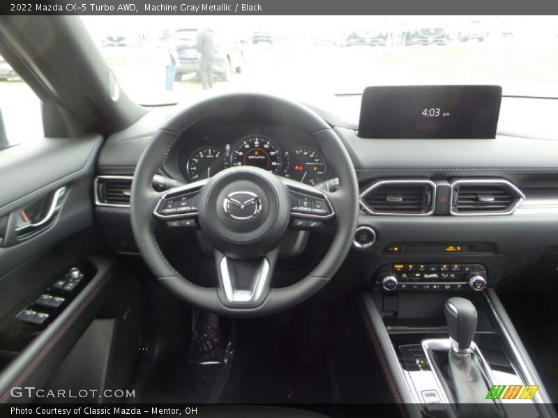 Machine Gray Metallic / Black 2022 Mazda CX-5 Turbo AWD