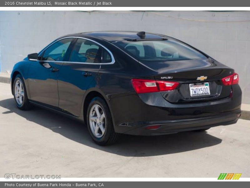 Mosaic Black Metallic / Jet Black 2016 Chevrolet Malibu LS