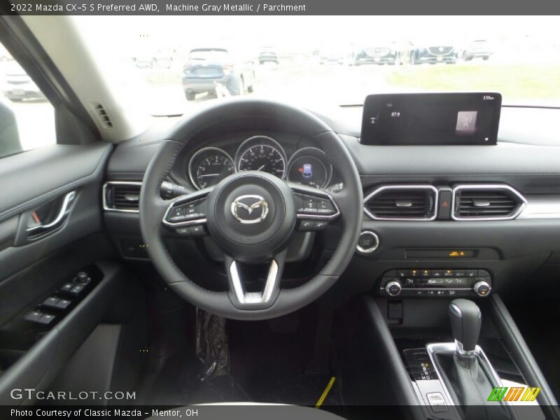 Machine Gray Metallic / Parchment 2022 Mazda CX-5 S Preferred AWD