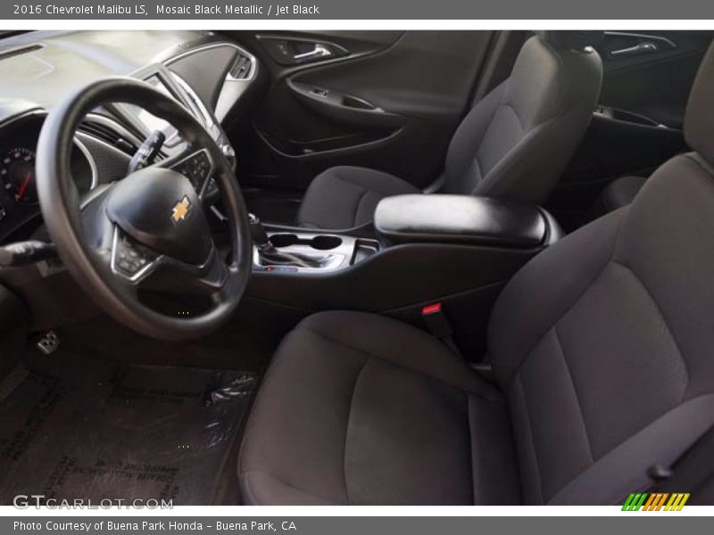 Mosaic Black Metallic / Jet Black 2016 Chevrolet Malibu LS