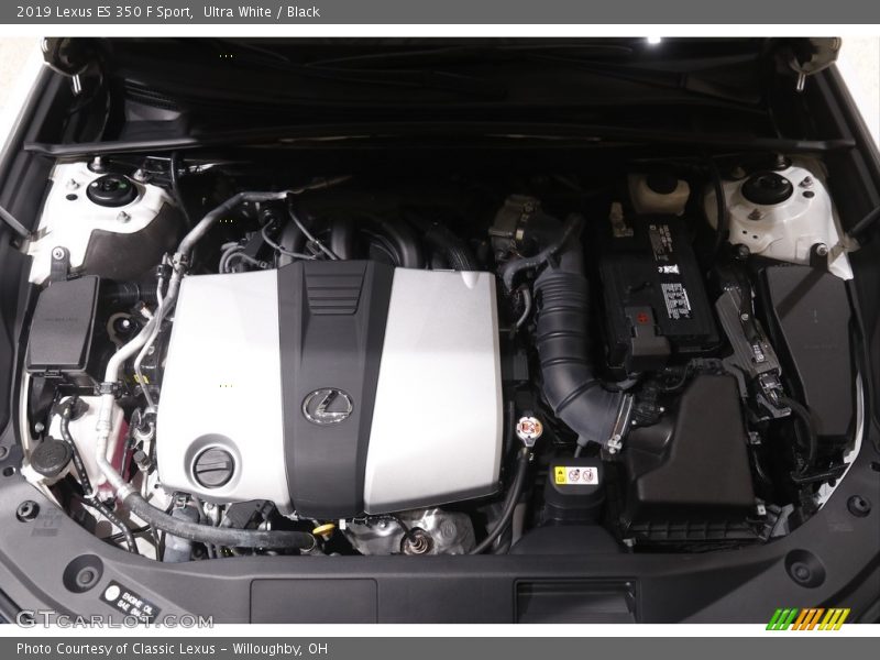 Ultra White / Black 2019 Lexus ES 350 F Sport
