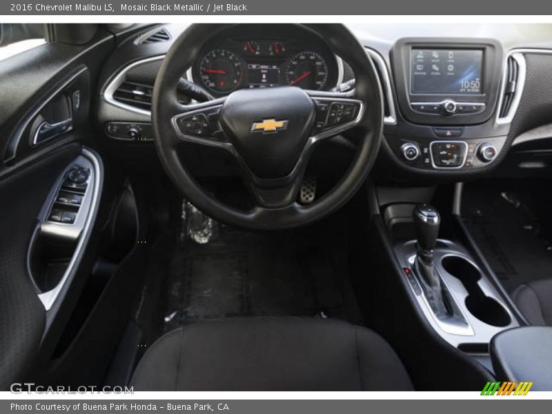 Mosaic Black Metallic / Jet Black 2016 Chevrolet Malibu LS