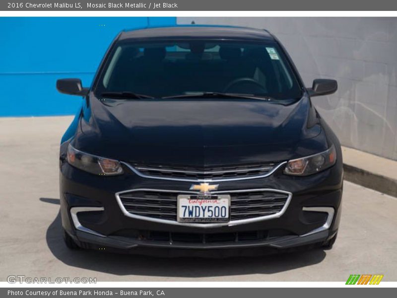 Mosaic Black Metallic / Jet Black 2016 Chevrolet Malibu LS