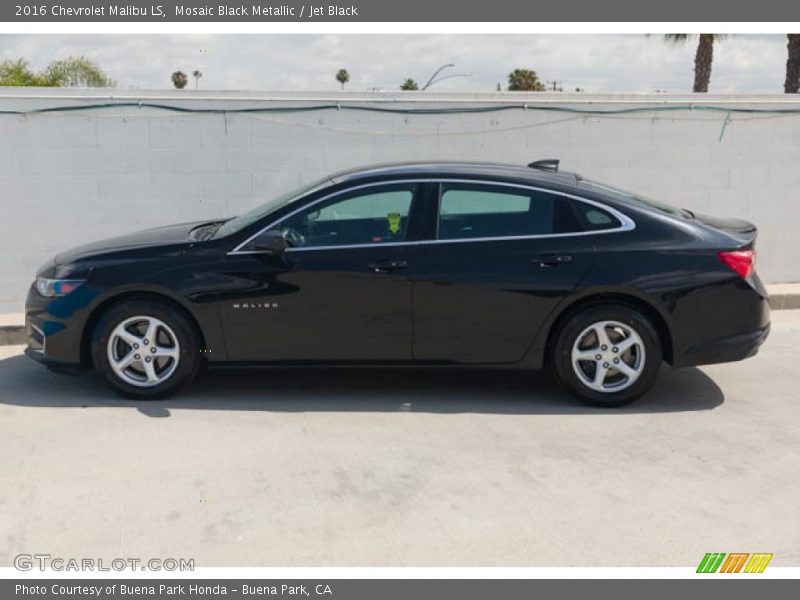 Mosaic Black Metallic / Jet Black 2016 Chevrolet Malibu LS
