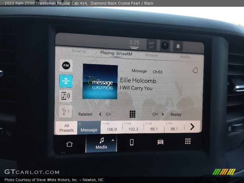 Diamond Black Crystal Pearl / Black 2022 Ram 2500 Tradesman Regular Cab 4x4