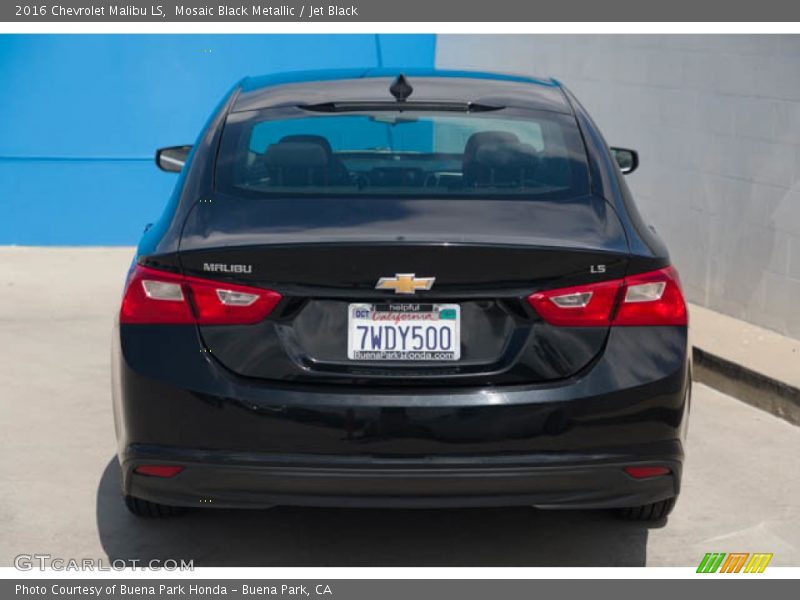 Mosaic Black Metallic / Jet Black 2016 Chevrolet Malibu LS