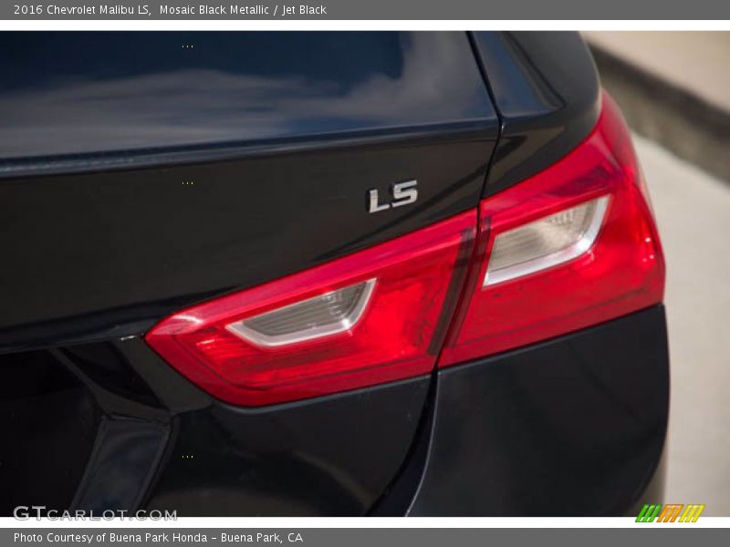 Mosaic Black Metallic / Jet Black 2016 Chevrolet Malibu LS