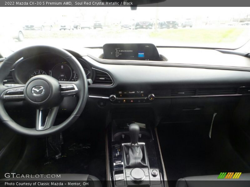 Soul Red Crystal Metallic / Black 2022 Mazda CX-30 S Premium AWD