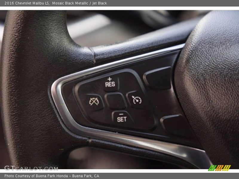 Mosaic Black Metallic / Jet Black 2016 Chevrolet Malibu LS