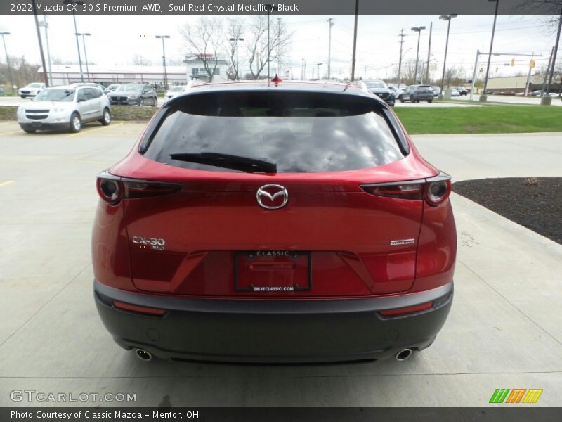 Soul Red Crystal Metallic / Black 2022 Mazda CX-30 S Premium AWD