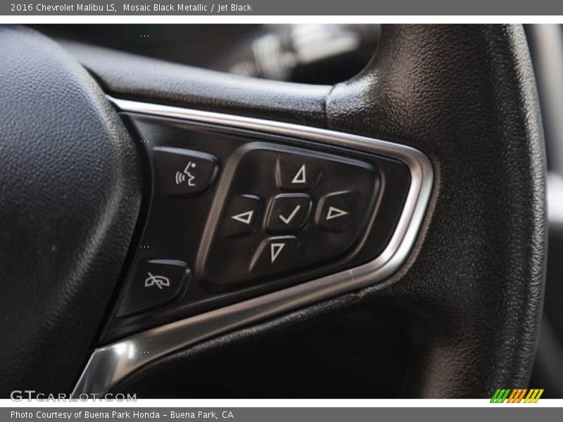 Mosaic Black Metallic / Jet Black 2016 Chevrolet Malibu LS