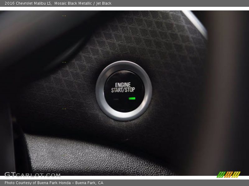 Mosaic Black Metallic / Jet Black 2016 Chevrolet Malibu LS