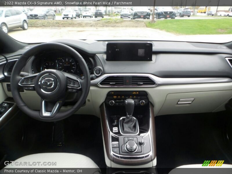 Dashboard of 2022 CX-9 Signature AWD