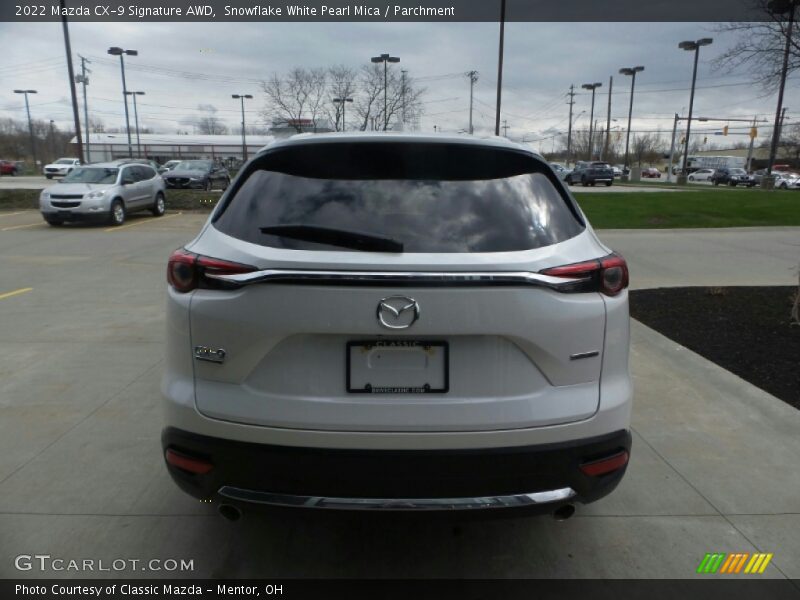 Snowflake White Pearl Mica / Parchment 2022 Mazda CX-9 Signature AWD