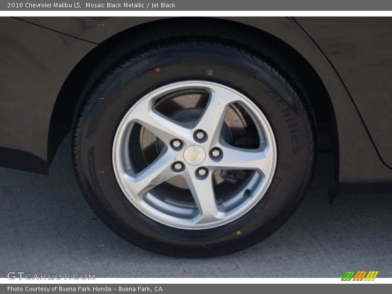 Mosaic Black Metallic / Jet Black 2016 Chevrolet Malibu LS
