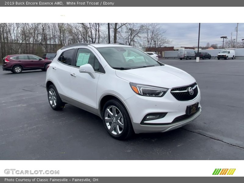 White Frost Tricoat / Ebony 2019 Buick Encore Essence AWD