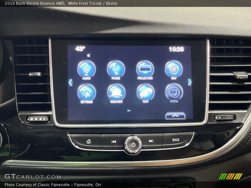 White Frost Tricoat / Ebony 2019 Buick Encore Essence AWD