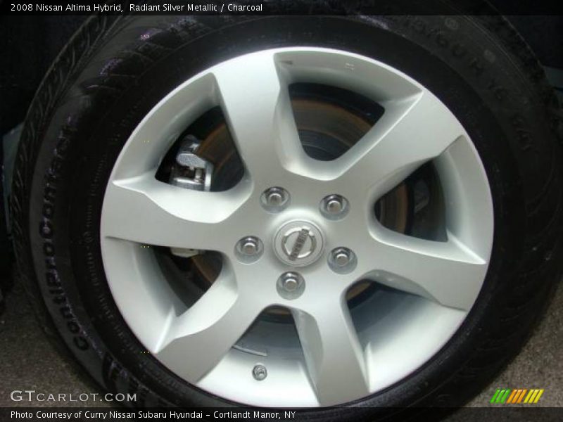 Radiant Silver Metallic / Charcoal 2008 Nissan Altima Hybrid