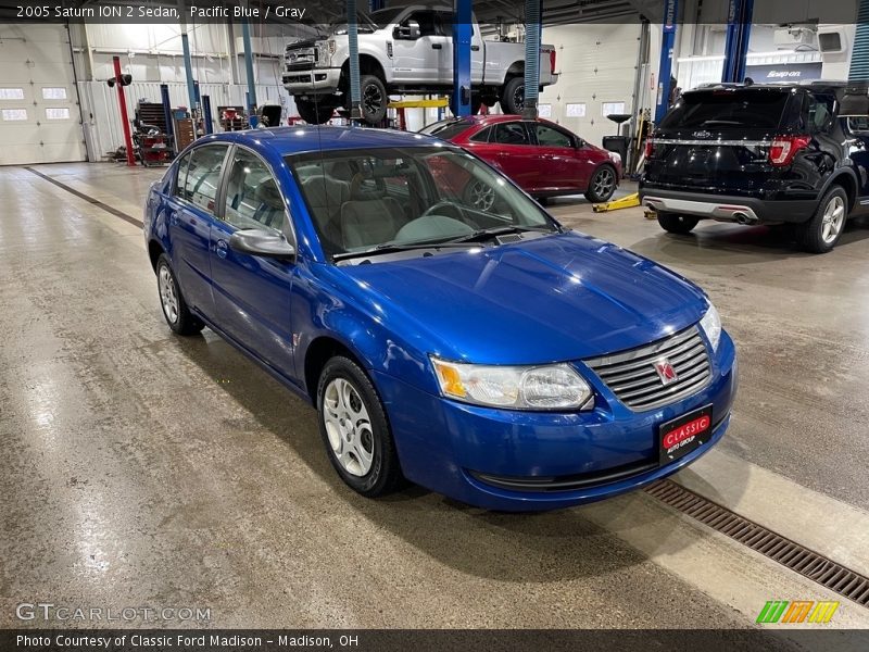 Pacific Blue / Gray 2005 Saturn ION 2 Sedan