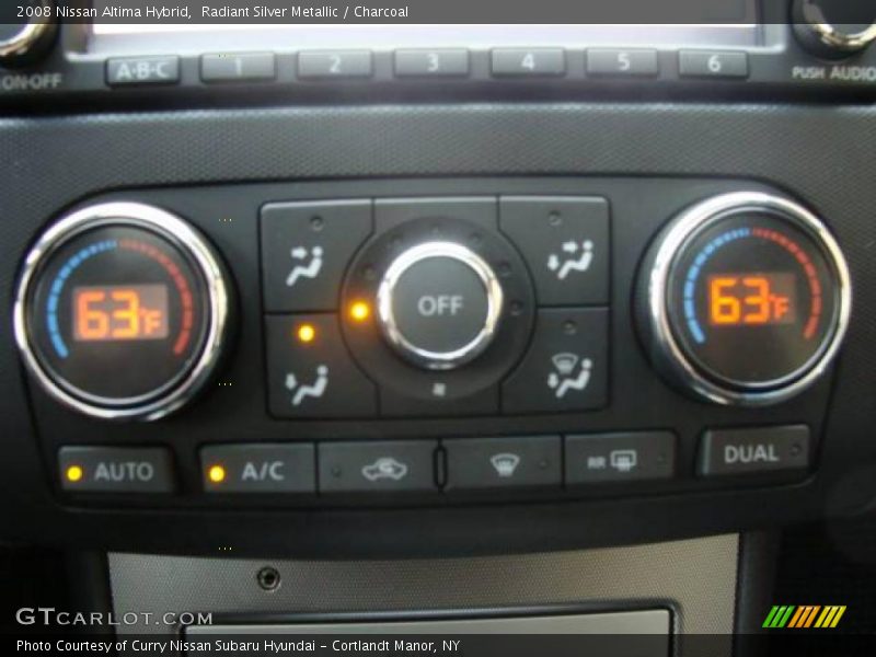 Radiant Silver Metallic / Charcoal 2008 Nissan Altima Hybrid
