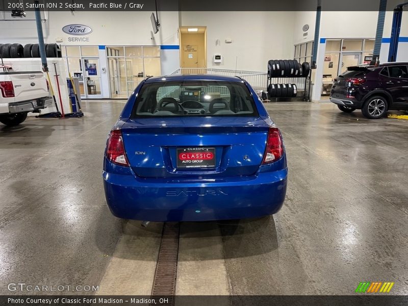 Pacific Blue / Gray 2005 Saturn ION 2 Sedan