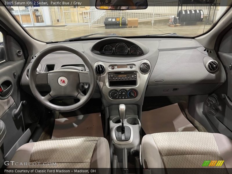 Pacific Blue / Gray 2005 Saturn ION 2 Sedan
