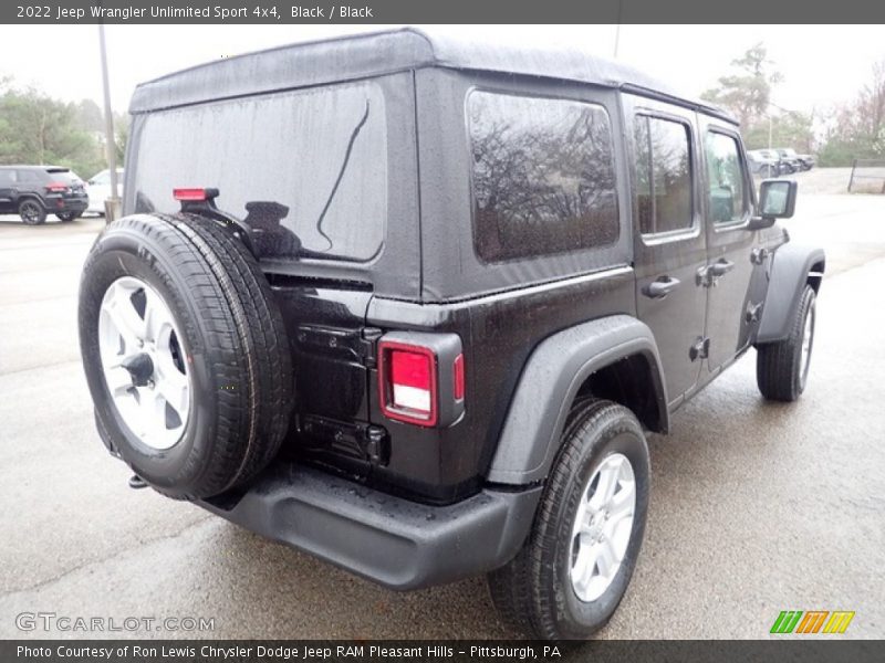 Black / Black 2022 Jeep Wrangler Unlimited Sport 4x4