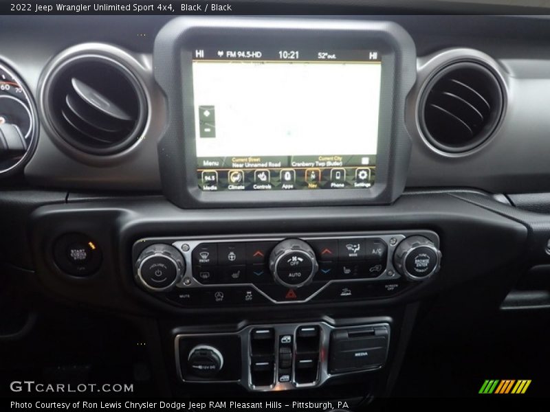 Black / Black 2022 Jeep Wrangler Unlimited Sport 4x4