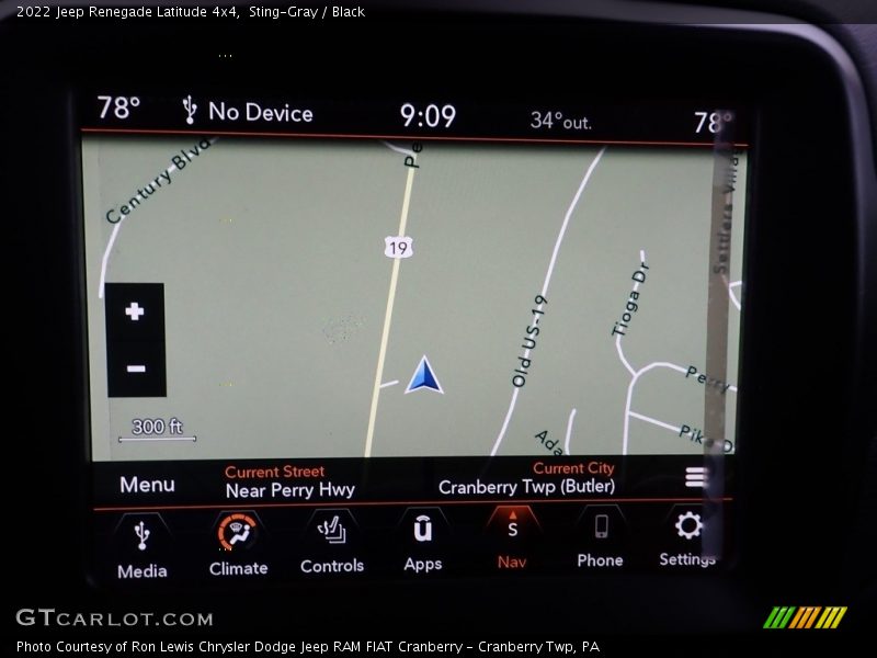 Sting-Gray / Black 2022 Jeep Renegade Latitude 4x4