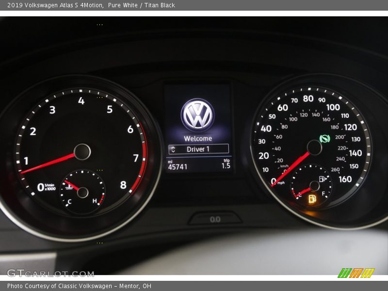  2019 Atlas S 4Motion S 4Motion Gauges
