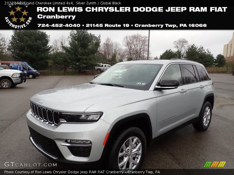Silver Zynith / Global Black 2022 Jeep Grand Cherokee Limited 4x4