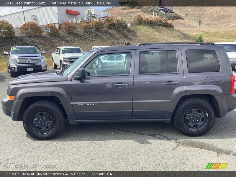 Billet Silver Metallic / Dark Slate Gray 2017 Jeep Patriot Sport