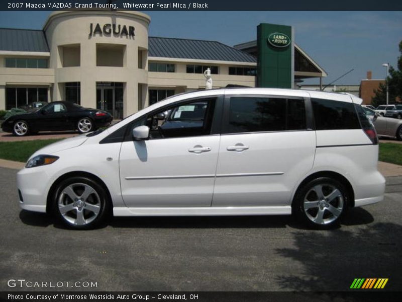 Whitewater Pearl Mica / Black 2007 Mazda MAZDA5 Grand Touring