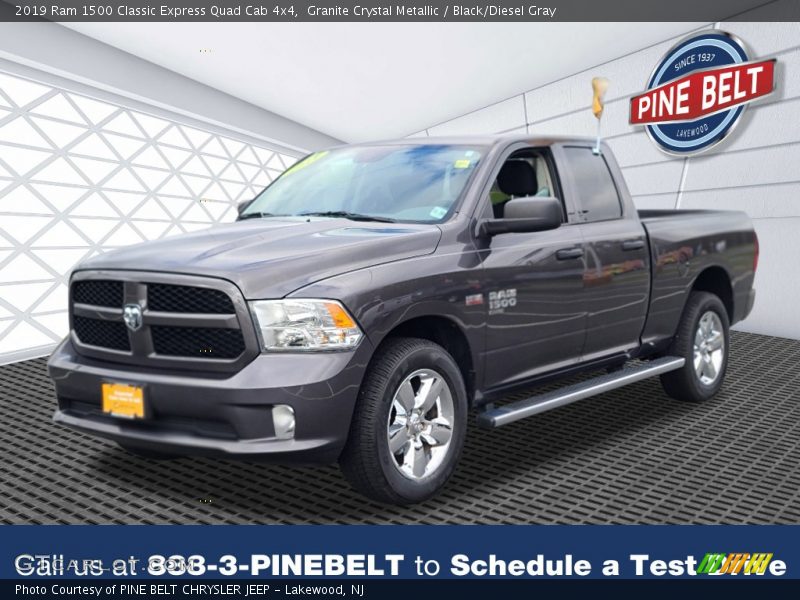 Granite Crystal Metallic / Black/Diesel Gray 2019 Ram 1500 Classic Express Quad Cab 4x4