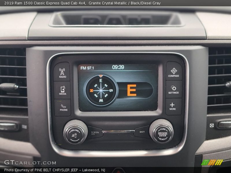 Granite Crystal Metallic / Black/Diesel Gray 2019 Ram 1500 Classic Express Quad Cab 4x4