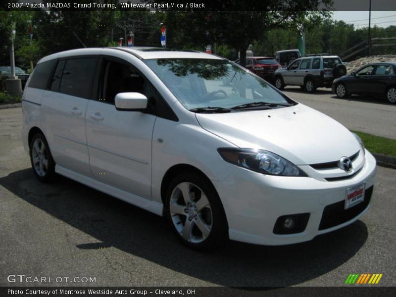 Whitewater Pearl Mica / Black 2007 Mazda MAZDA5 Grand Touring