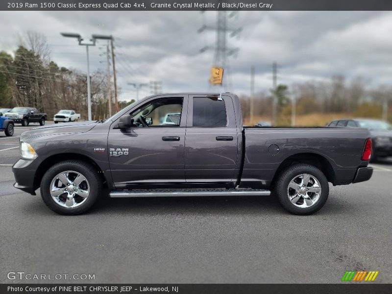 Granite Crystal Metallic / Black/Diesel Gray 2019 Ram 1500 Classic Express Quad Cab 4x4