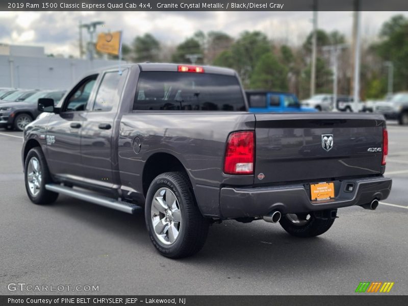 Granite Crystal Metallic / Black/Diesel Gray 2019 Ram 1500 Classic Express Quad Cab 4x4