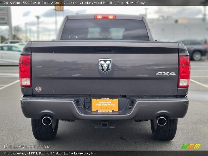 Granite Crystal Metallic / Black/Diesel Gray 2019 Ram 1500 Classic Express Quad Cab 4x4